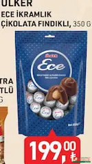 ÜLKER ECE İKRAMLIK ÇİKOLATA FINDIKLI 350 G - BAYRAM ŞEKERİ/ÇİKOLATASI
